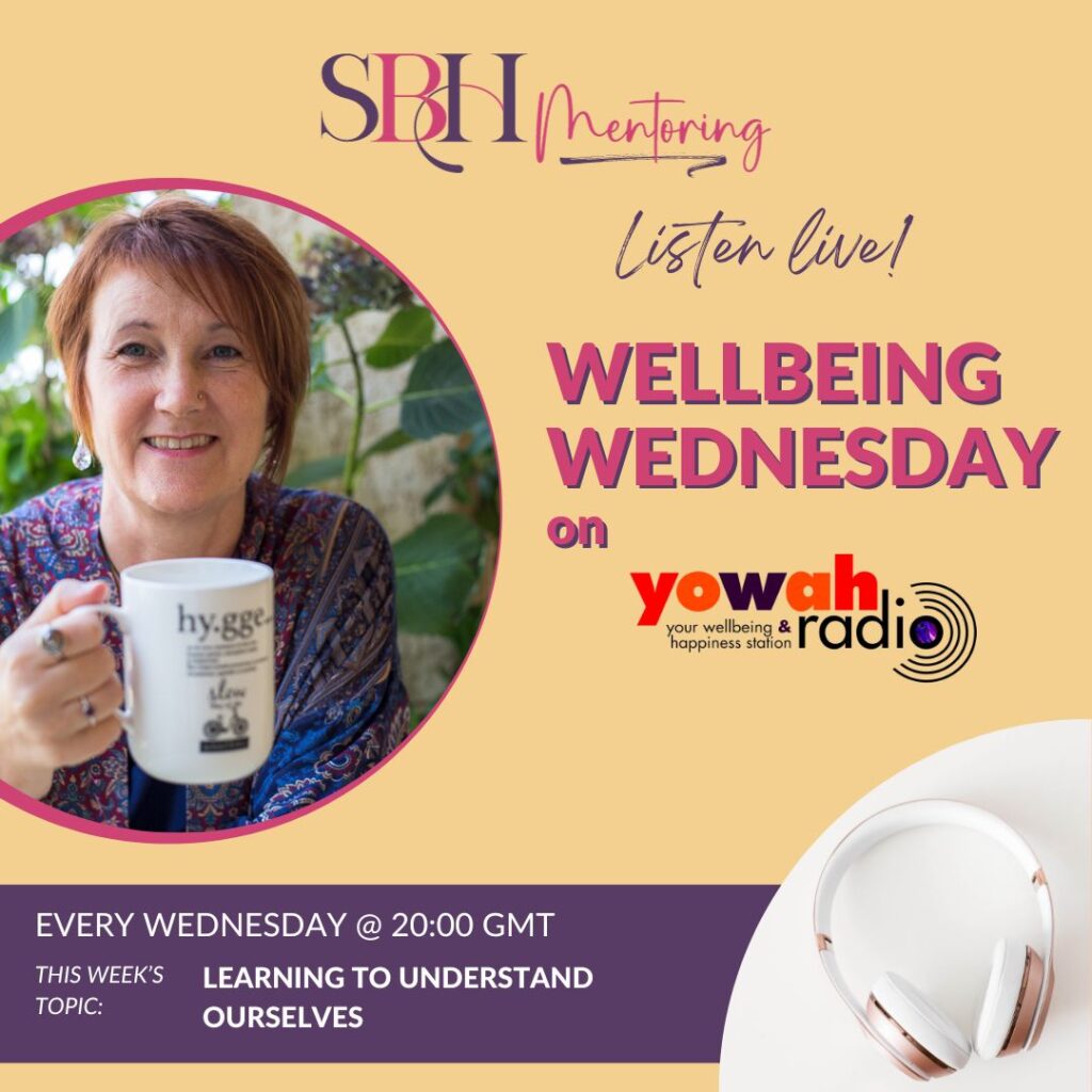 Wellbeing Wednesday - Sarah Brown Haté - SBHMentoring - Learning to understand ourselves